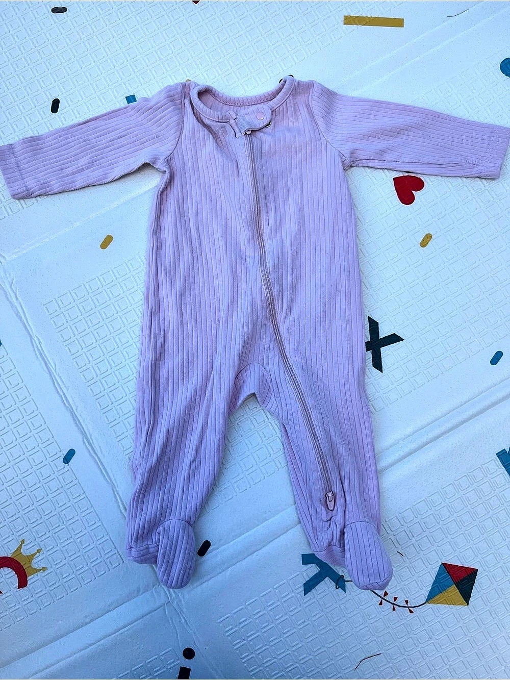 Carter's Just One You Ribbed Sleep & Play Footie Pajama Pink Baby 6M